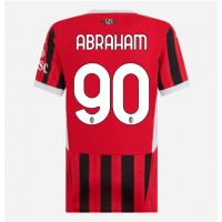 Zenski Nogometni Dres AC Milan Tammy Abraham #90 Domaci 2024-25 Kratak Rukav